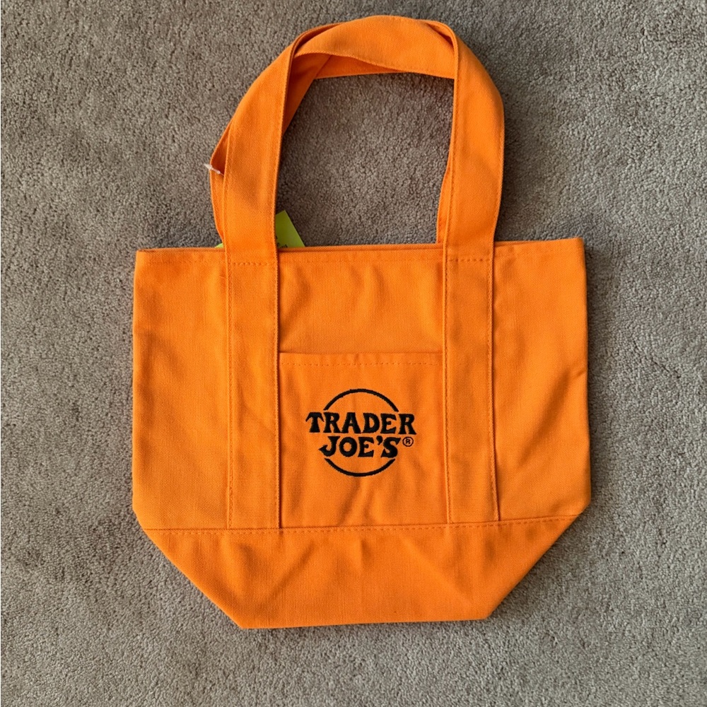 Trader Joe’s Orange Halloween Tote Bag